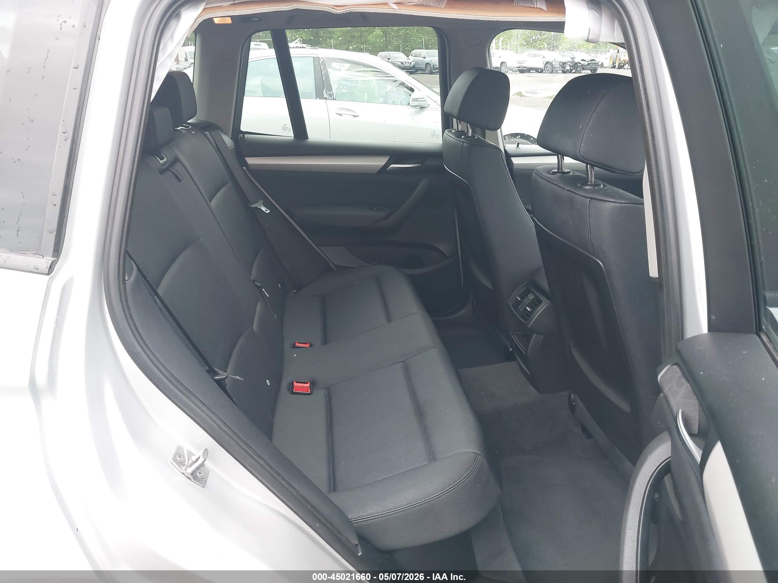 2012 Bmw X3 Xdrive28i Silver vin: 5UXWX5C58CL720478