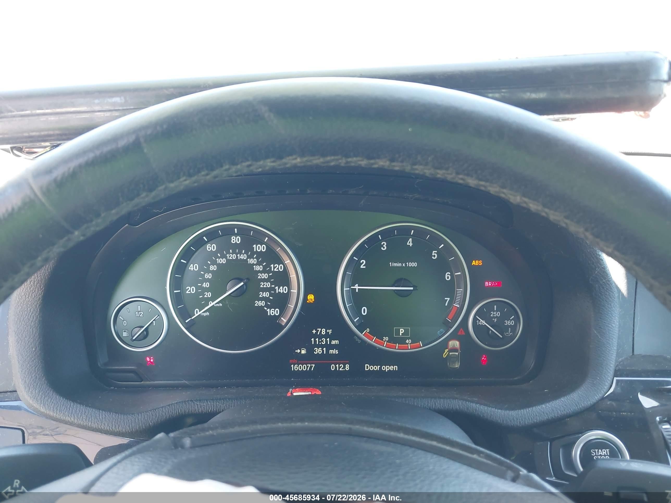 2012 Bmw X3 Xdrive28i Black vin: 5UXWX5C58CL722358