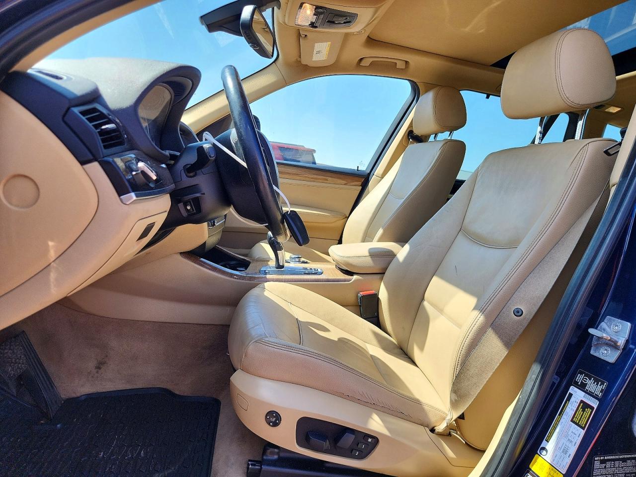 2012 Bmw Motorrad X3 Blue vin: 5UXWX5C58CL727902