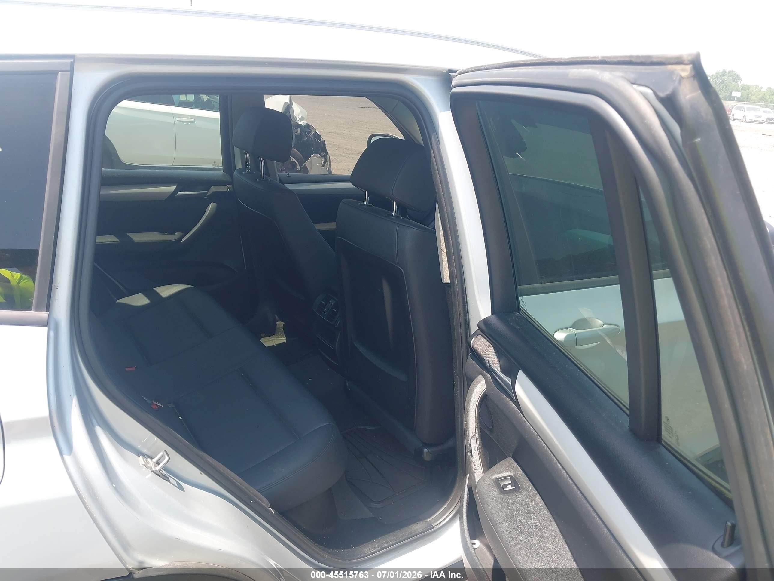 2011 Bmw X3 Xdrive28i Silver vin: 5UXWX5C59BL701601