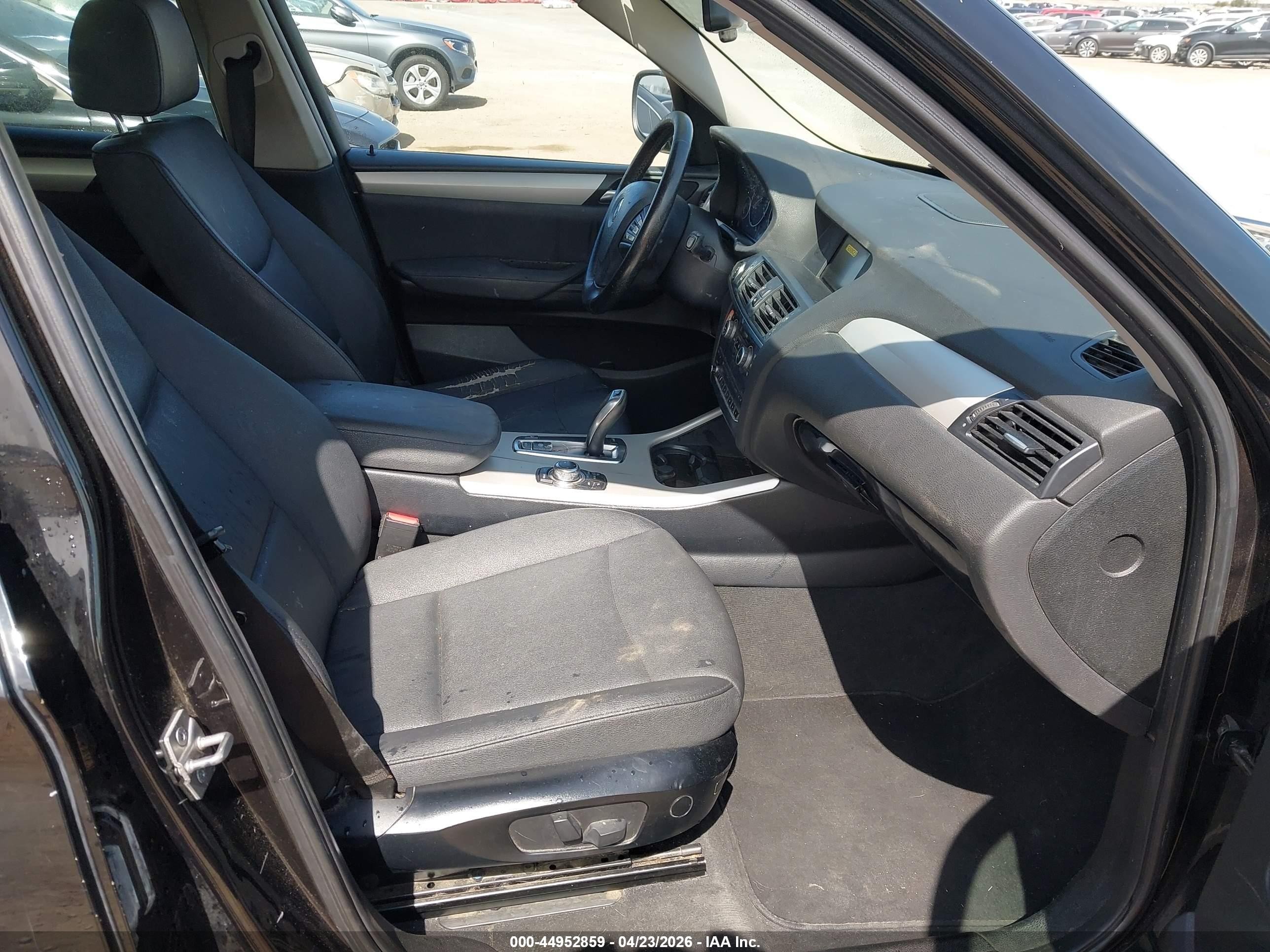2011 Bmw X3 Xdrive28i Black vin: 5UXWX5C59BL712615