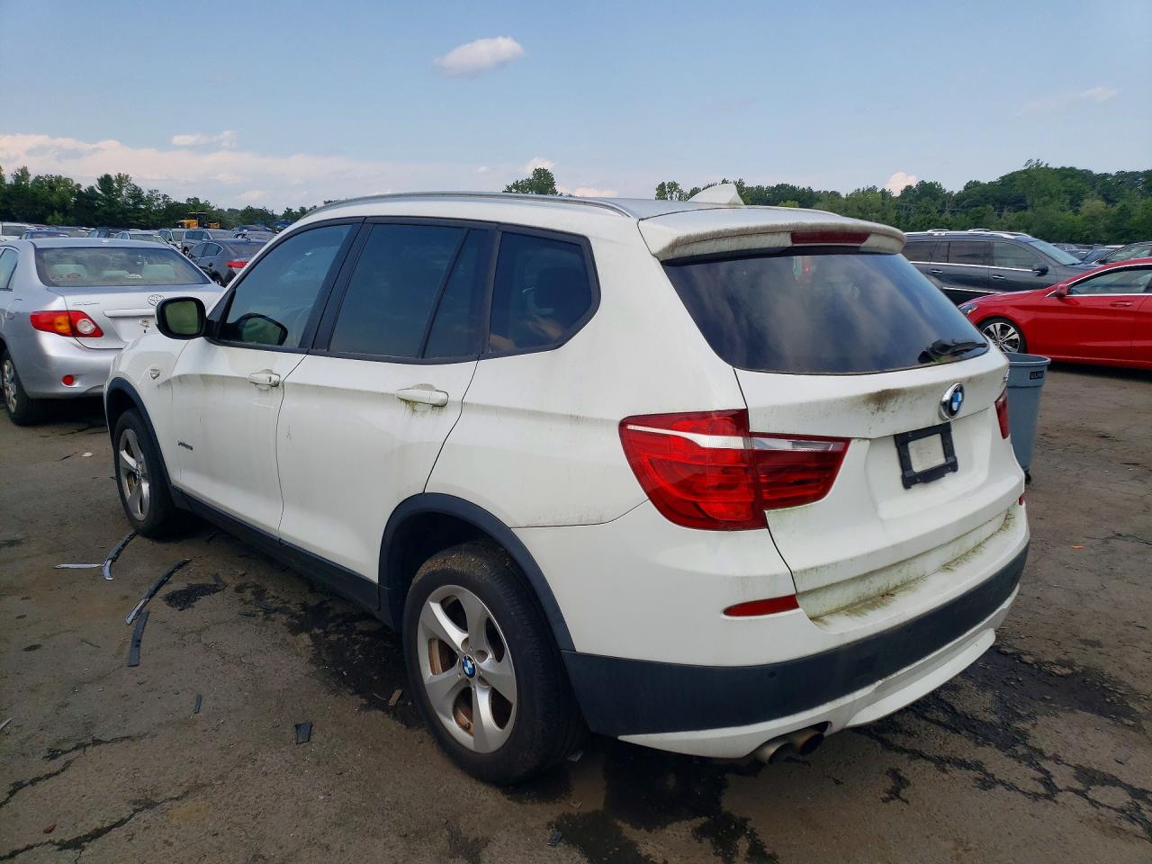 2012 Bmw X3 Xdrive28i Белый vin: 5UXWX5C59CL724250