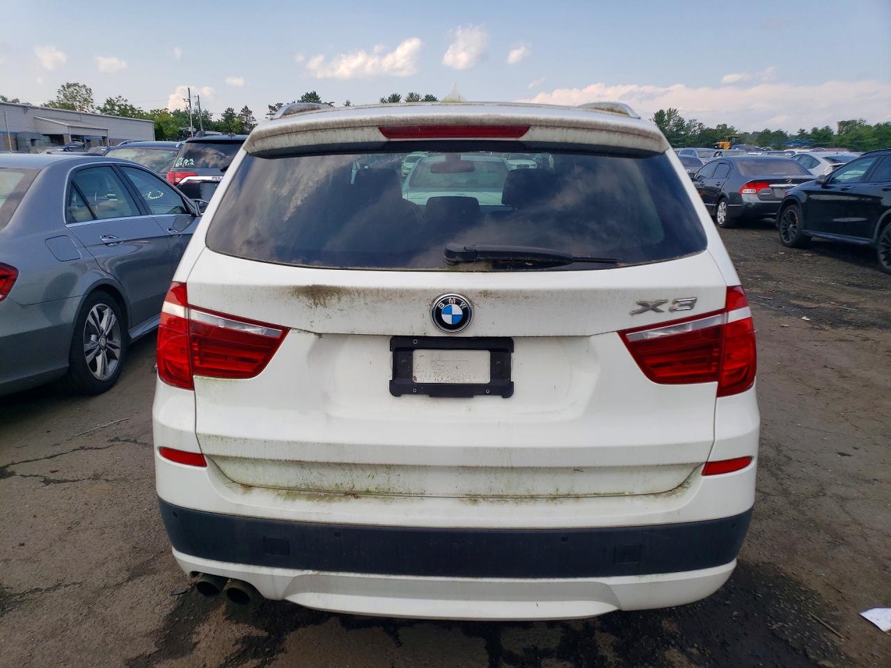 2012 Bmw X3 Xdrive28i Белый vin: 5UXWX5C59CL724250