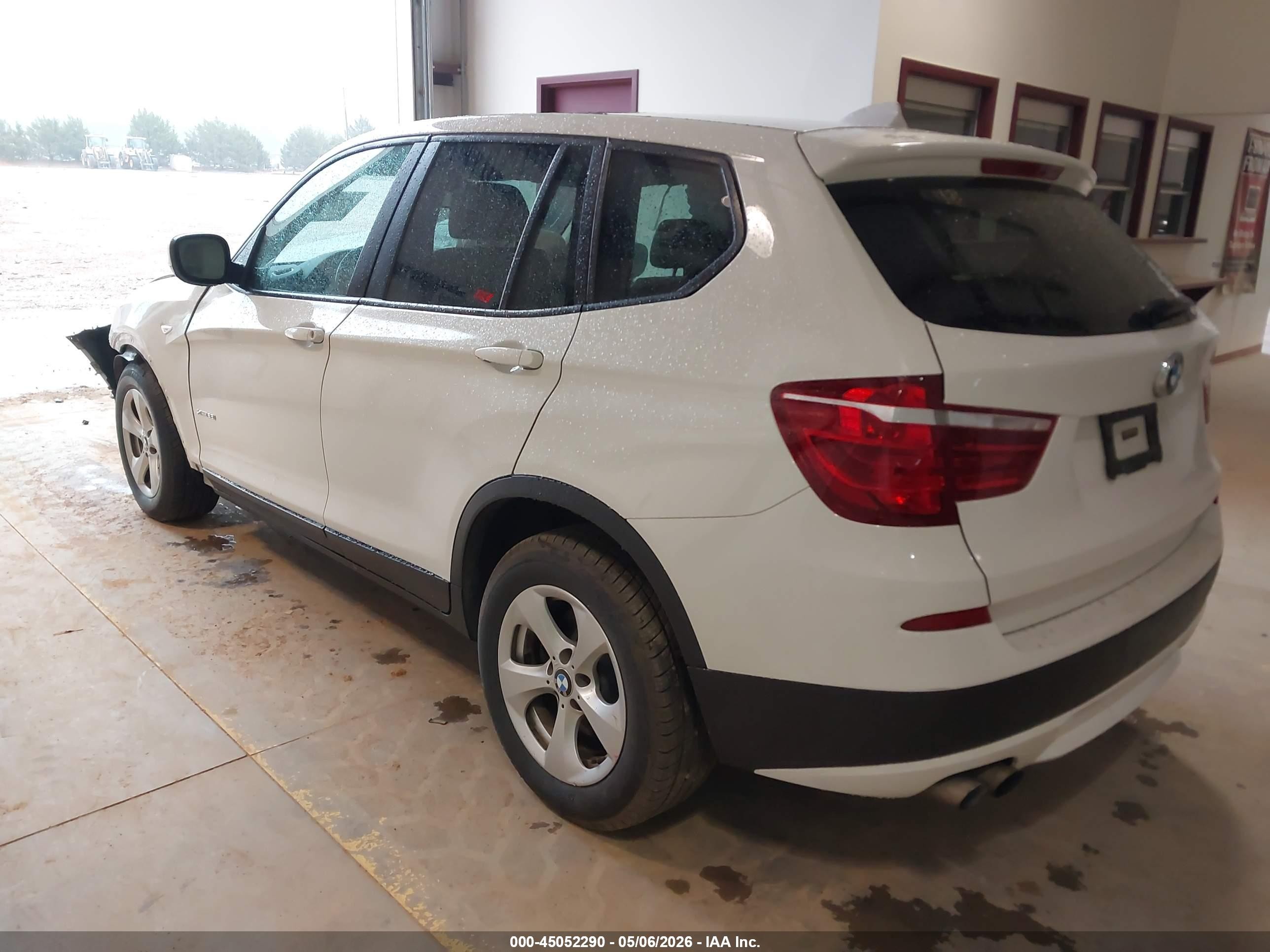 2012 Bmw X3 Xdrive28i White vin: 5UXWX5C59CL724670