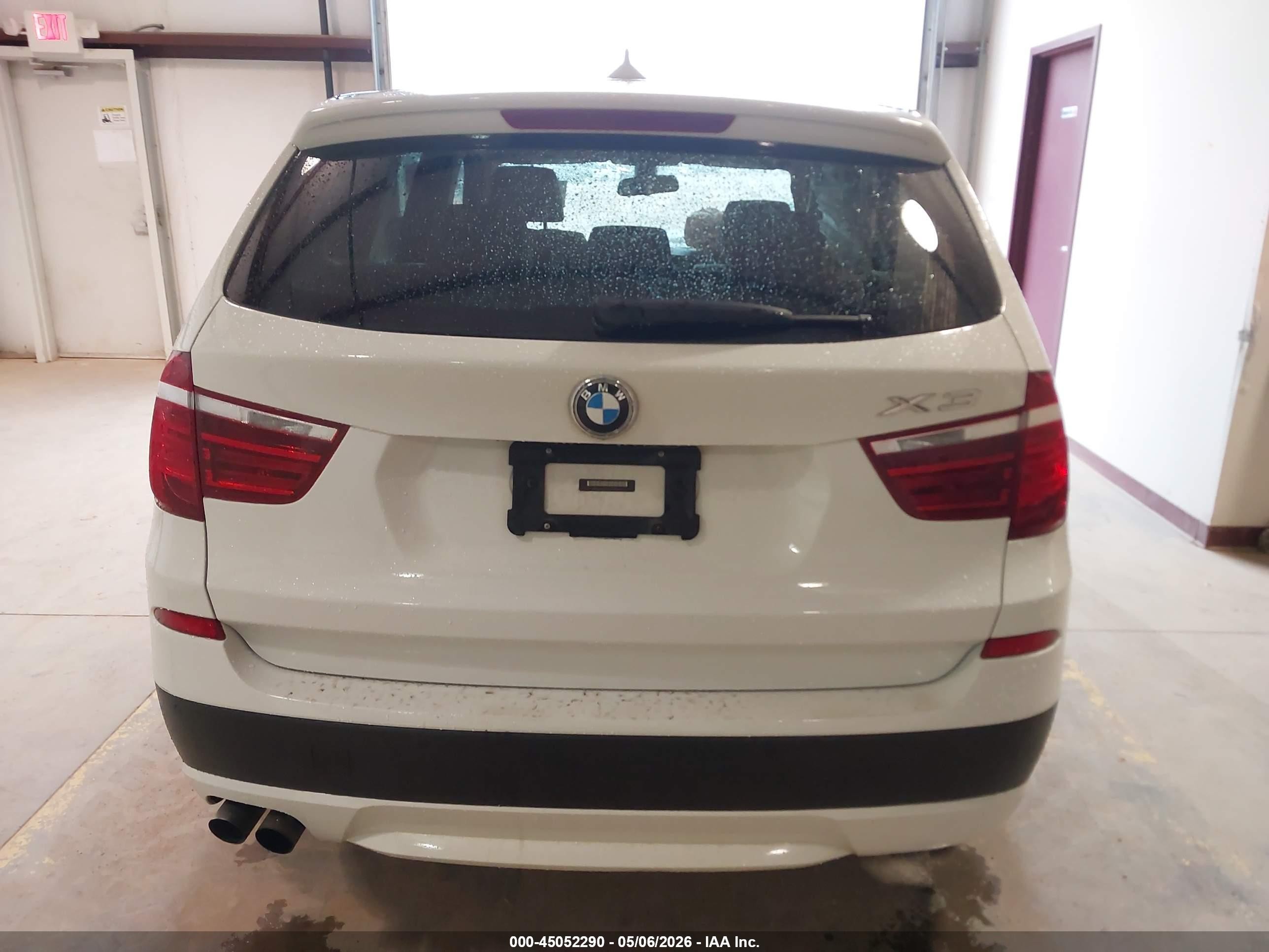 2012 Bmw X3 Xdrive28i White vin: 5UXWX5C59CL724670
