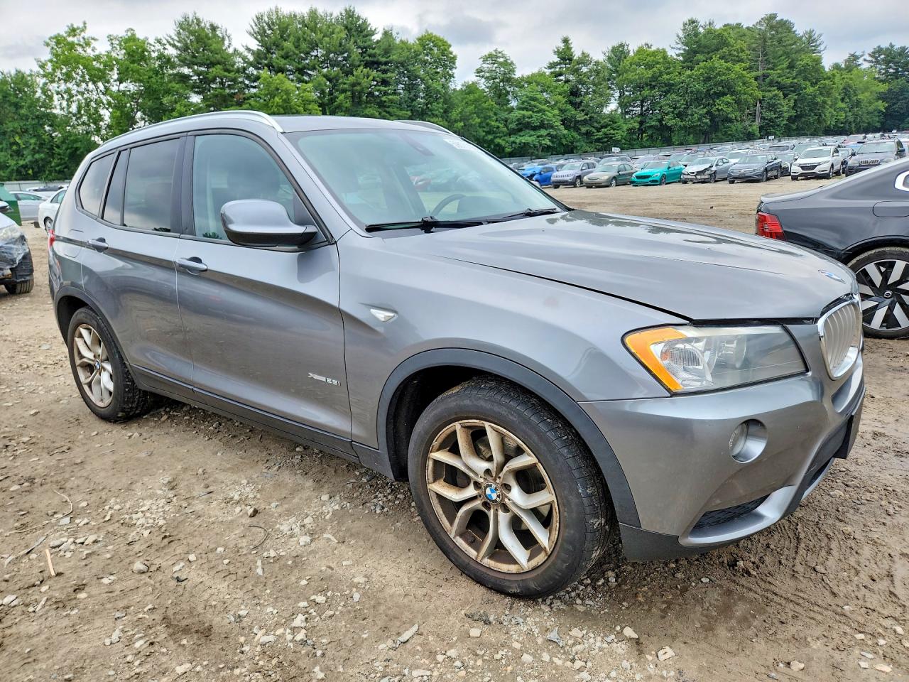 2012 Bmw X3 Xdrive28i Gray vin: 5UXWX5C59CL725527