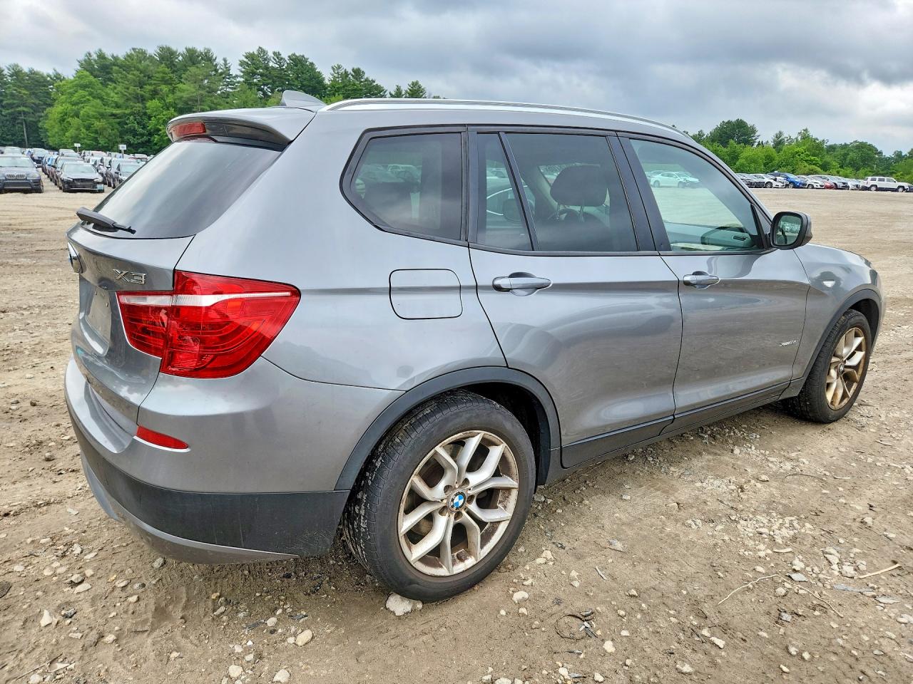 2012 Bmw X3 Xdrive28i Gray vin: 5UXWX5C59CL725527