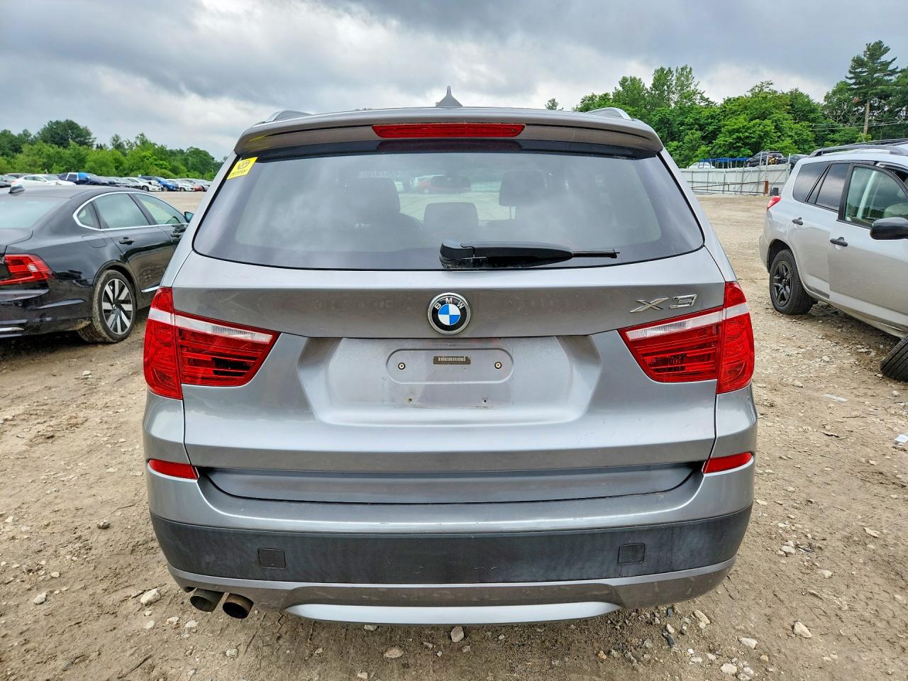 2012 Bmw X3 Xdrive28i Gray vin: 5UXWX5C59CL725527
