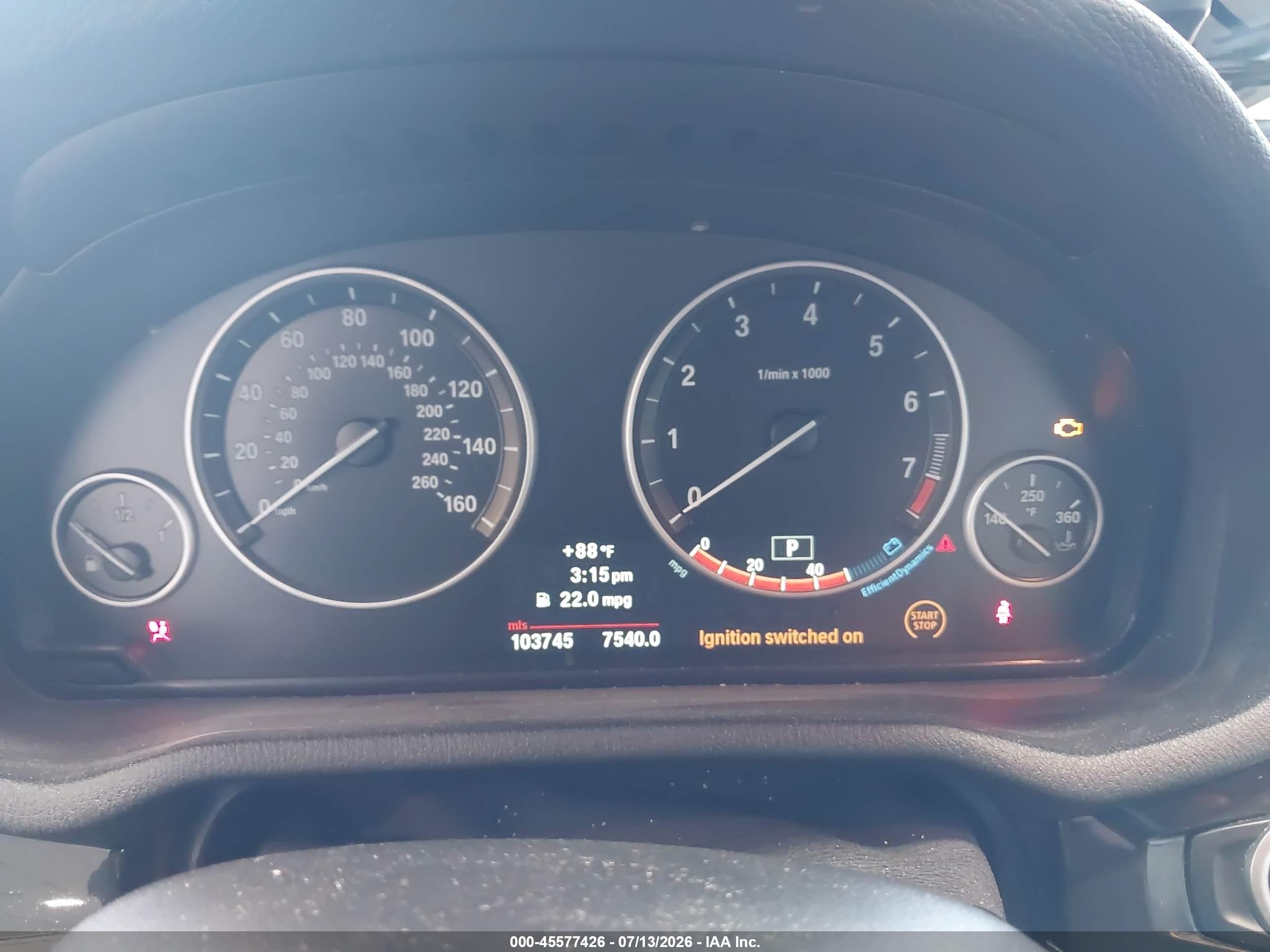 2012 Bmw X3 Xdrive28i Gray vin: 5UXWX5C59CL727407