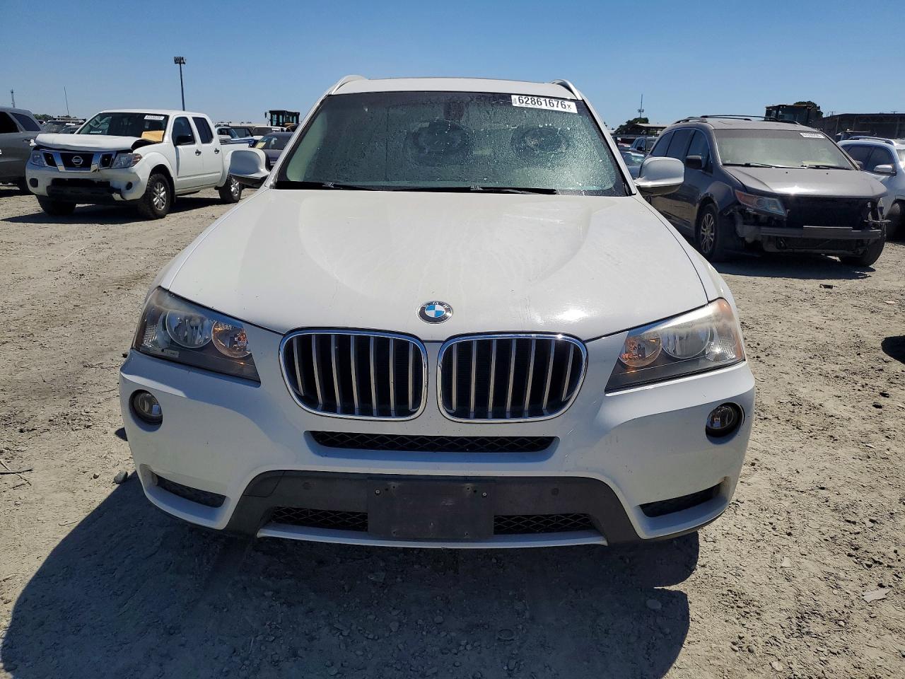 2012 Bmw X3 Xdrive28i White vin: 5UXWX5C59CL728640