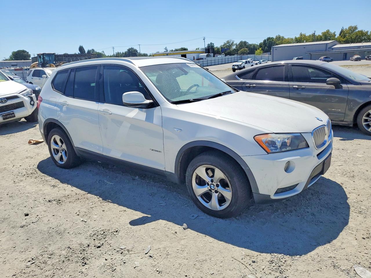 2012 Bmw X3 Xdrive28i White vin: 5UXWX5C59CL728640