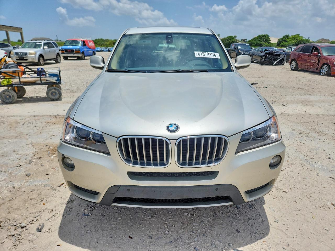 2011 Bmw X3 Xdrive28i Silver vin: 5UXWX5C5XBL705124