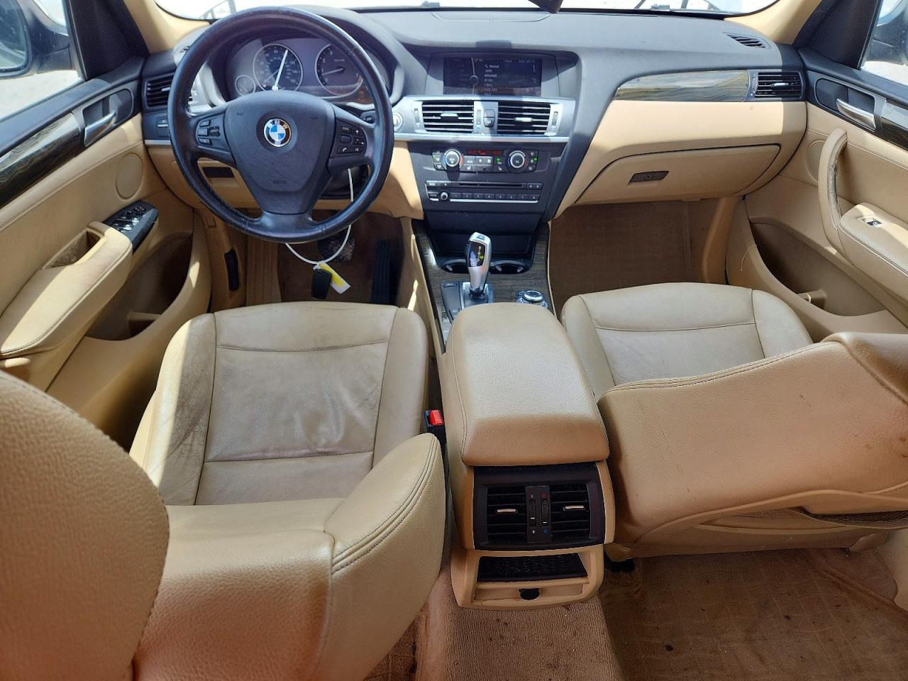 2011 Bmw X3 Xdrive28i Silver vin: 5UXWX5C5XBL705124