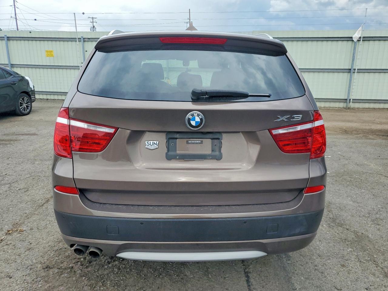 2012 Bmw X3 Xdrive28i Коричневый vin: 5UXWX5C5XCL724581