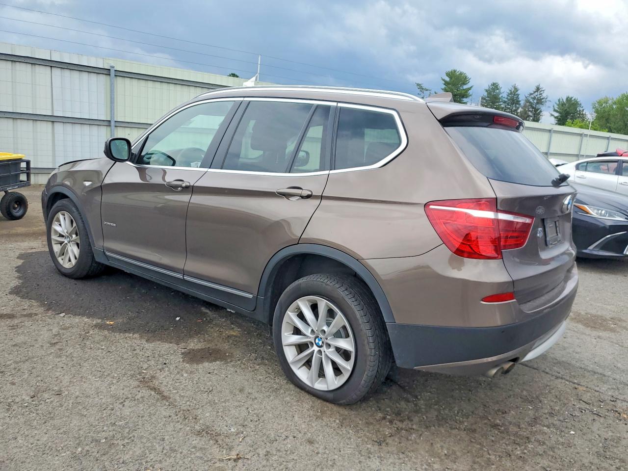 2012 Bmw X3 Xdrive28i Коричневый vin: 5UXWX5C5XCL724581