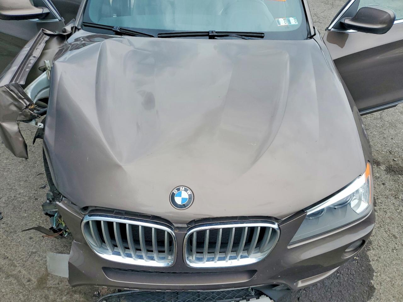 2012 Bmw X3 Xdrive28i Коричневый vin: 5UXWX5C5XCL724581