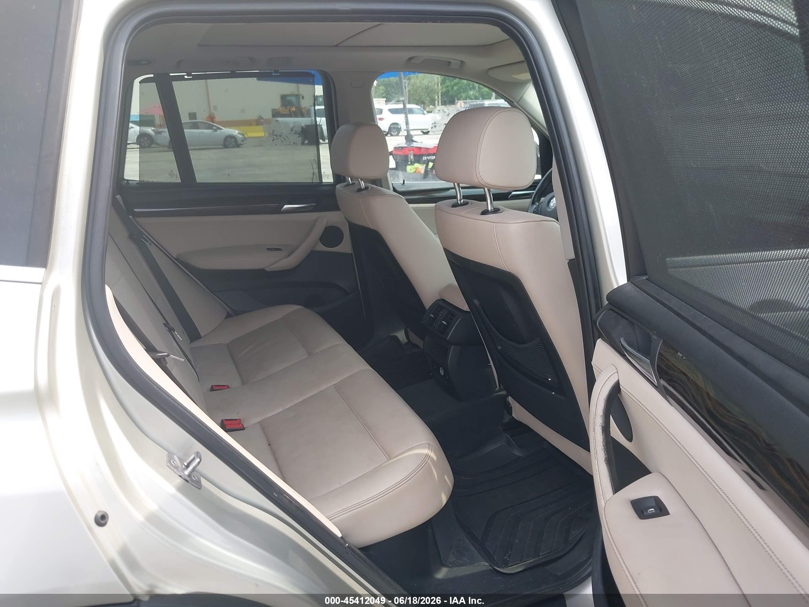 2011 Bmw X3 Xdrive35i Beige vin: 5UXWX7C50BL731274