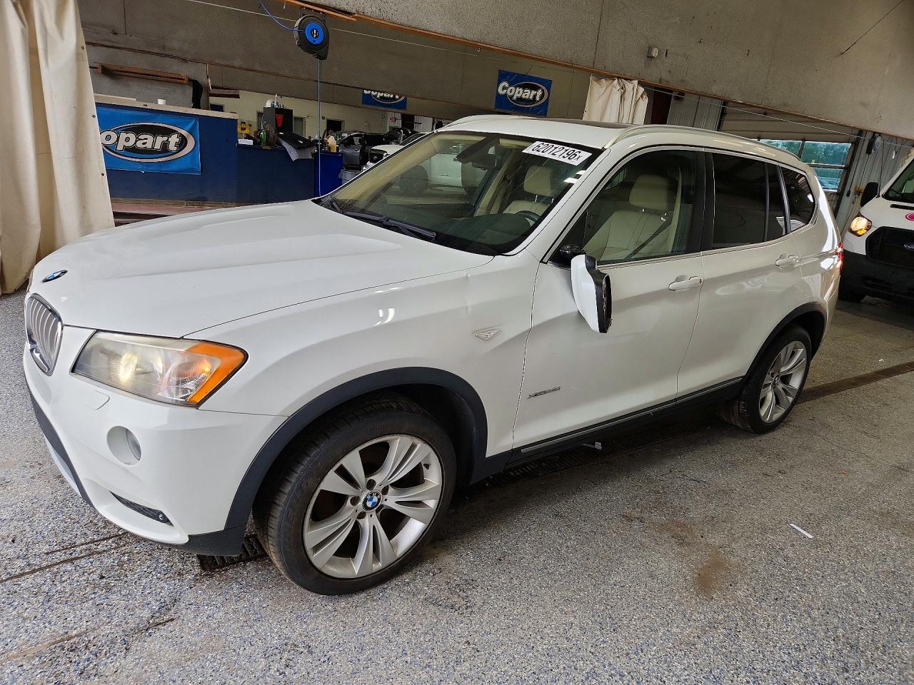2011 Bmw X3 Xdrive35i White vin: 5UXWX7C50BLT78082