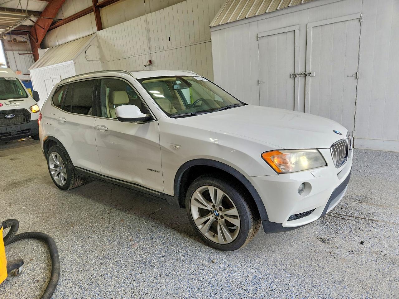 2011 Bmw X3 Xdrive35i White vin: 5UXWX7C50BLT78082