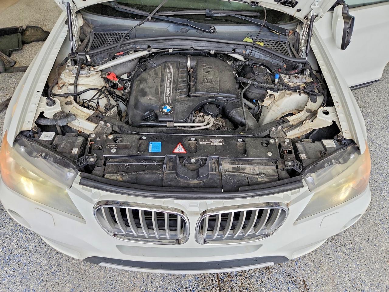 2011 Bmw X3 Xdrive35i White vin: 5UXWX7C50BLT78082