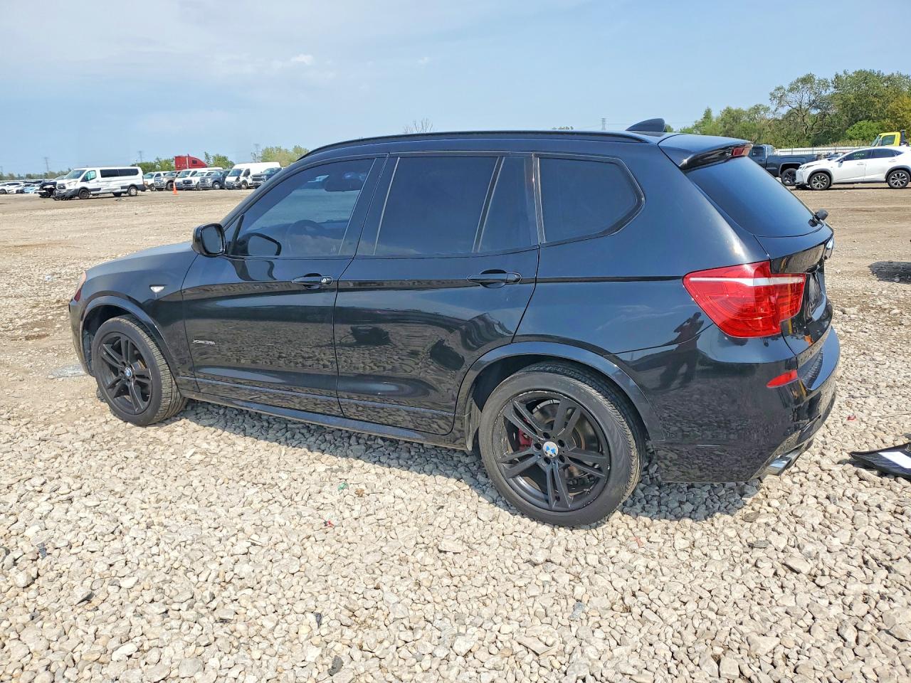 2012 Bmw X3 Xdrive35i Черный vin: 5UXWX7C50CL737559