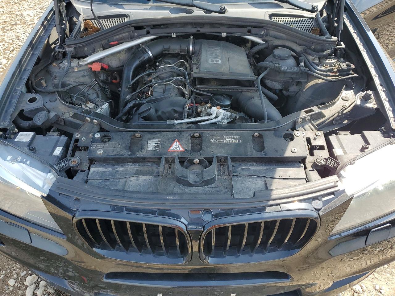 2012 Bmw X3 Xdrive35i Черный vin: 5UXWX7C50CL737559