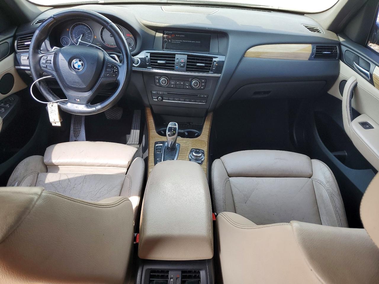 2012 Bmw X3 Xdrive35i Черный vin: 5UXWX7C50CL737559