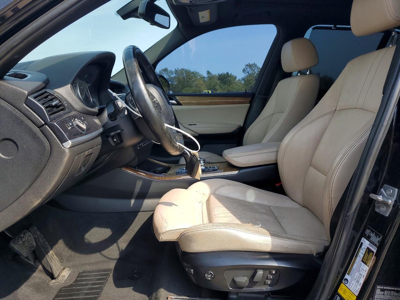 2012 Bmw X3 Xdrive35i Черный vin: 5UXWX7C50CL737559