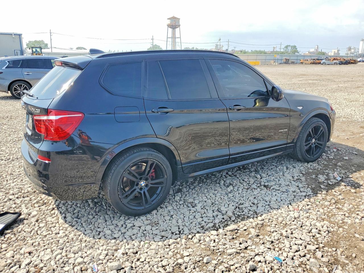 2012 Bmw X3 Xdrive35i Черный vin: 5UXWX7C50CL737559
