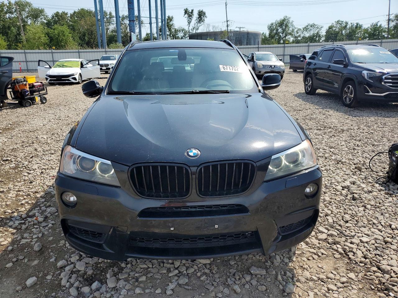 2012 Bmw X3 Xdrive35i Черный vin: 5UXWX7C50CL737559