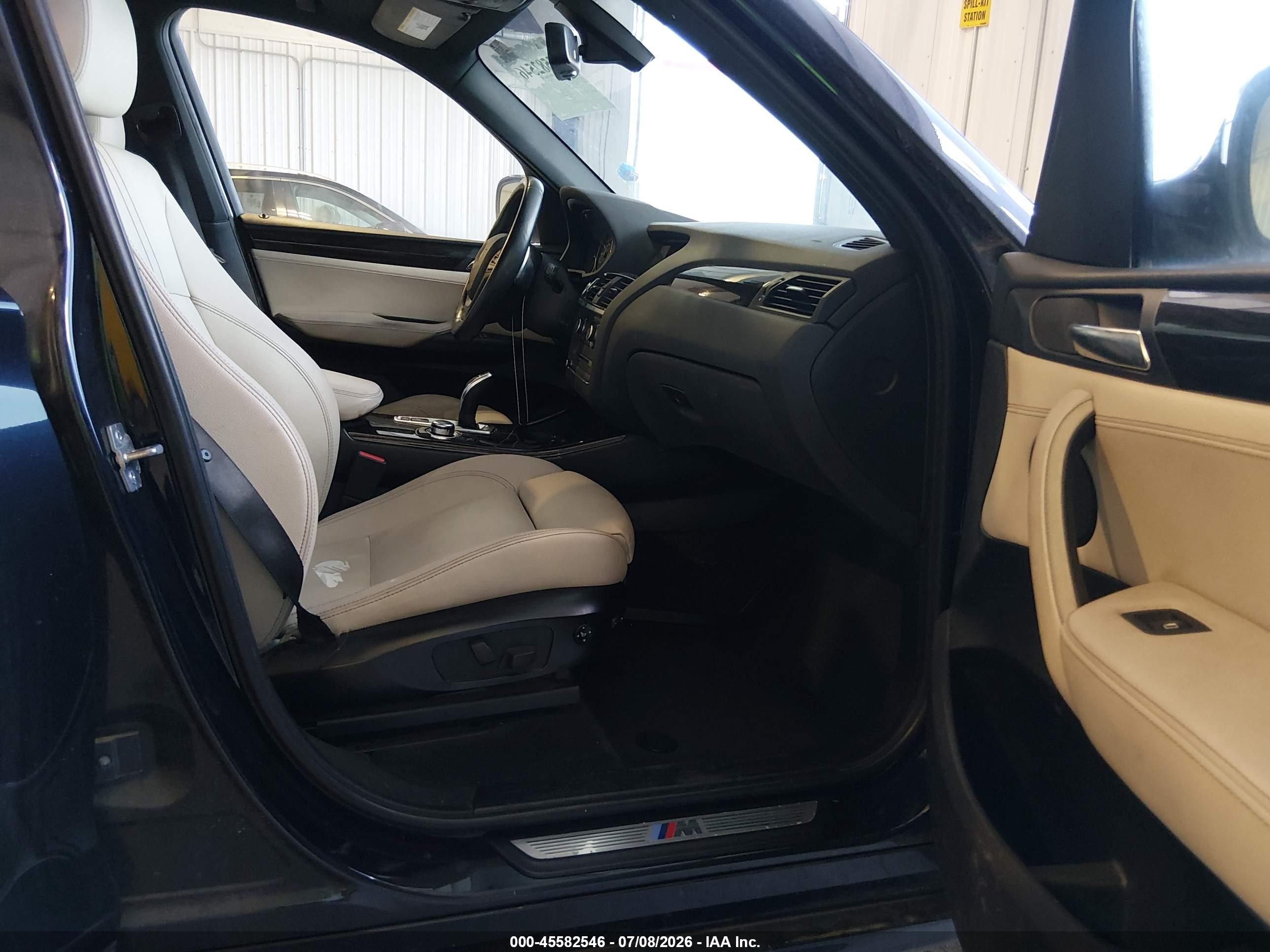 2012 Bmw X3 Xdrive35i Black vin: 5UXWX7C50CL975377