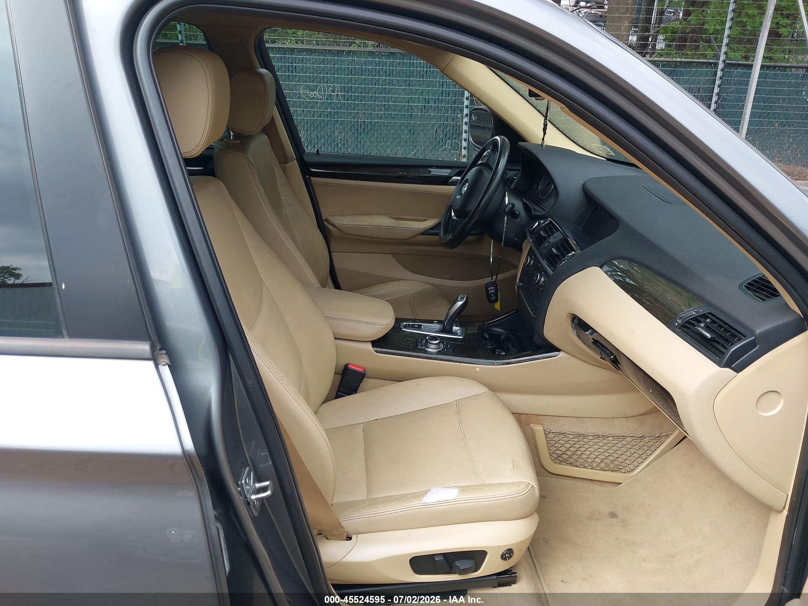 2013 Bmw X3 Xdrive35i Gray vin: 5UXWX7C50DL976840