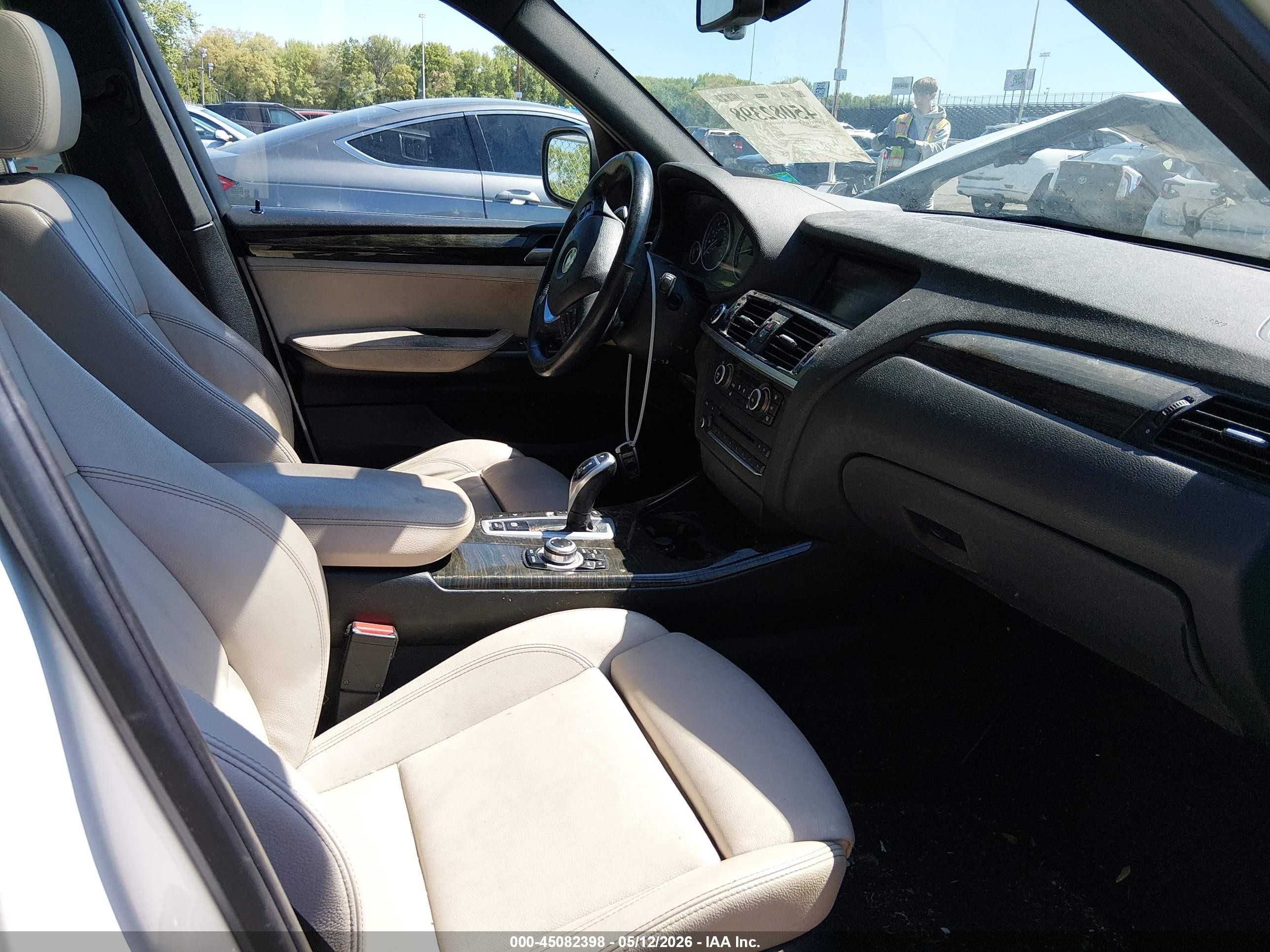 2013 Bmw X3 Xdrive35i White vin: 5UXWX7C50DL980712