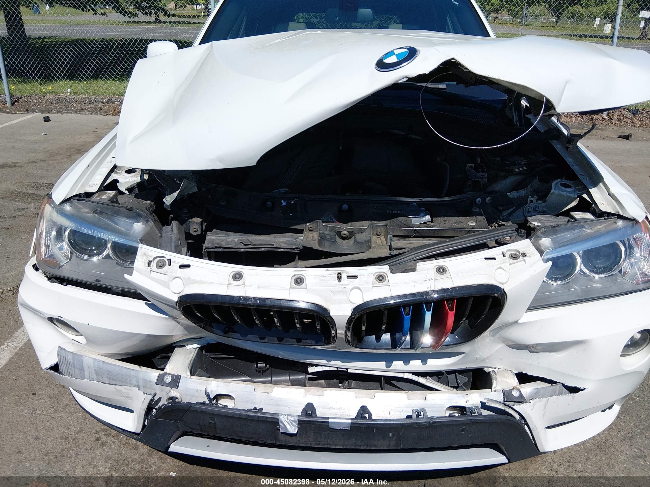 2013 Bmw X3 Xdrive35i White vin: 5UXWX7C50DL980712