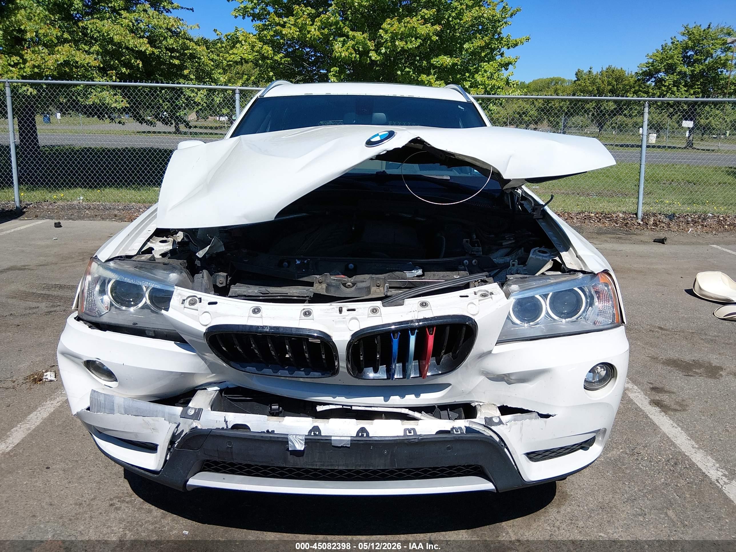 2013 Bmw X3 Xdrive35i White vin: 5UXWX7C50DL980712