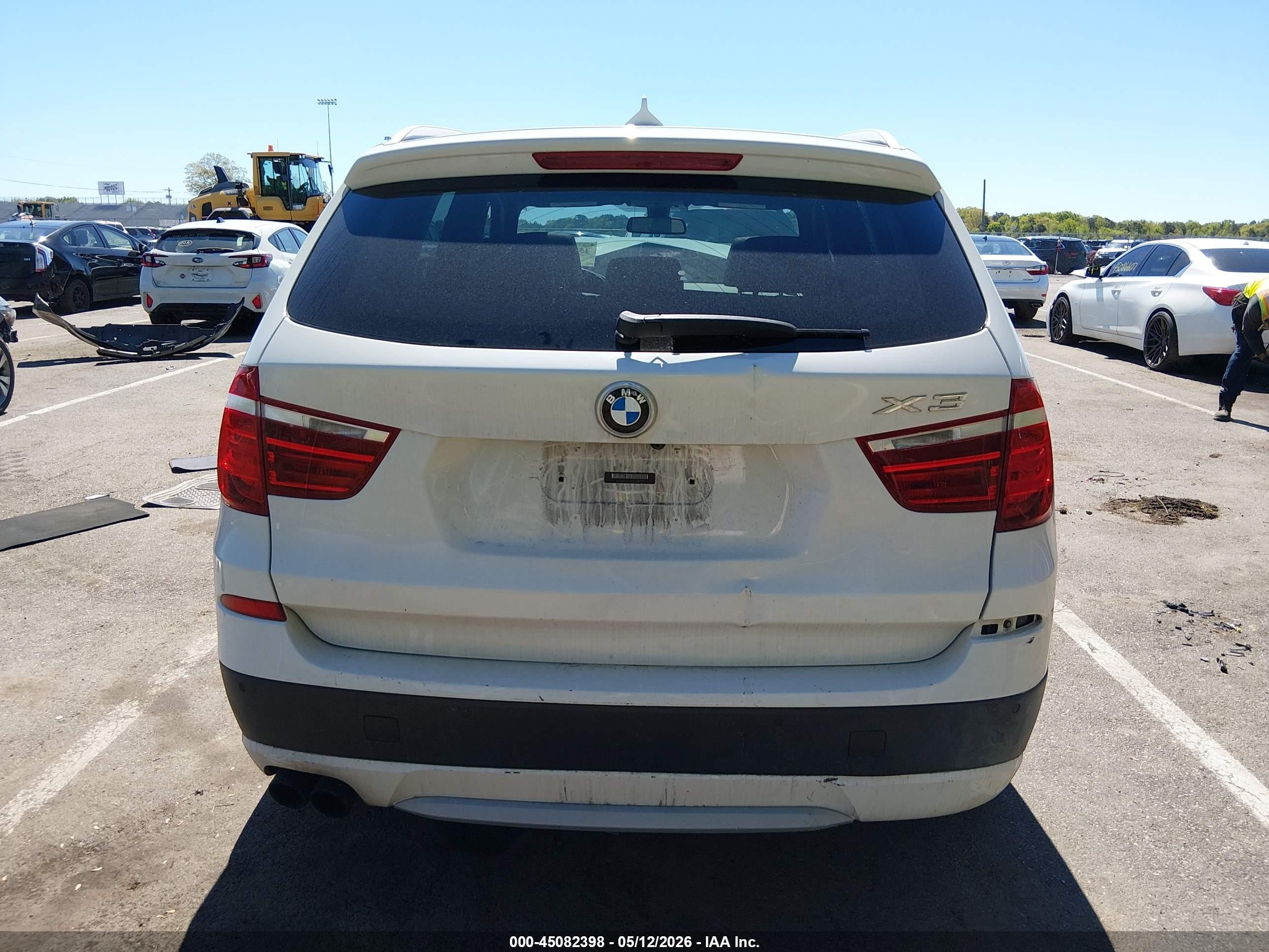 2013 Bmw X3 Xdrive35i White vin: 5UXWX7C50DL980712