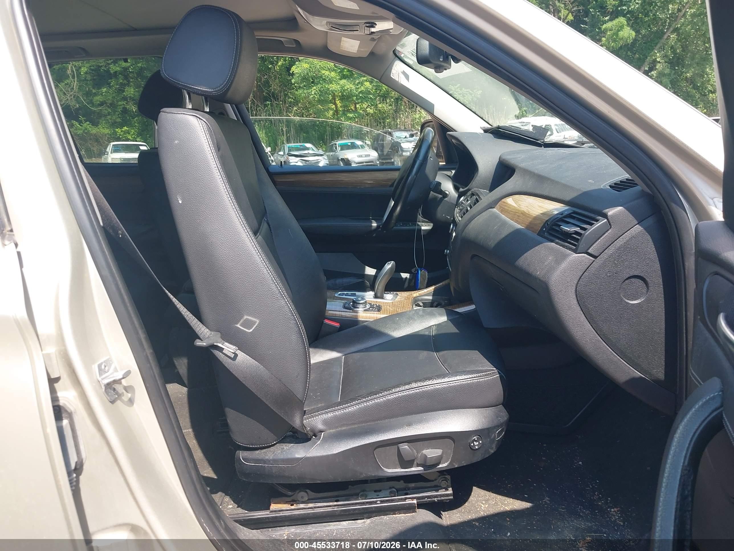 2013 Bmw X3 Xdrive35i Silver vin: 5UXWX7C50DL982461