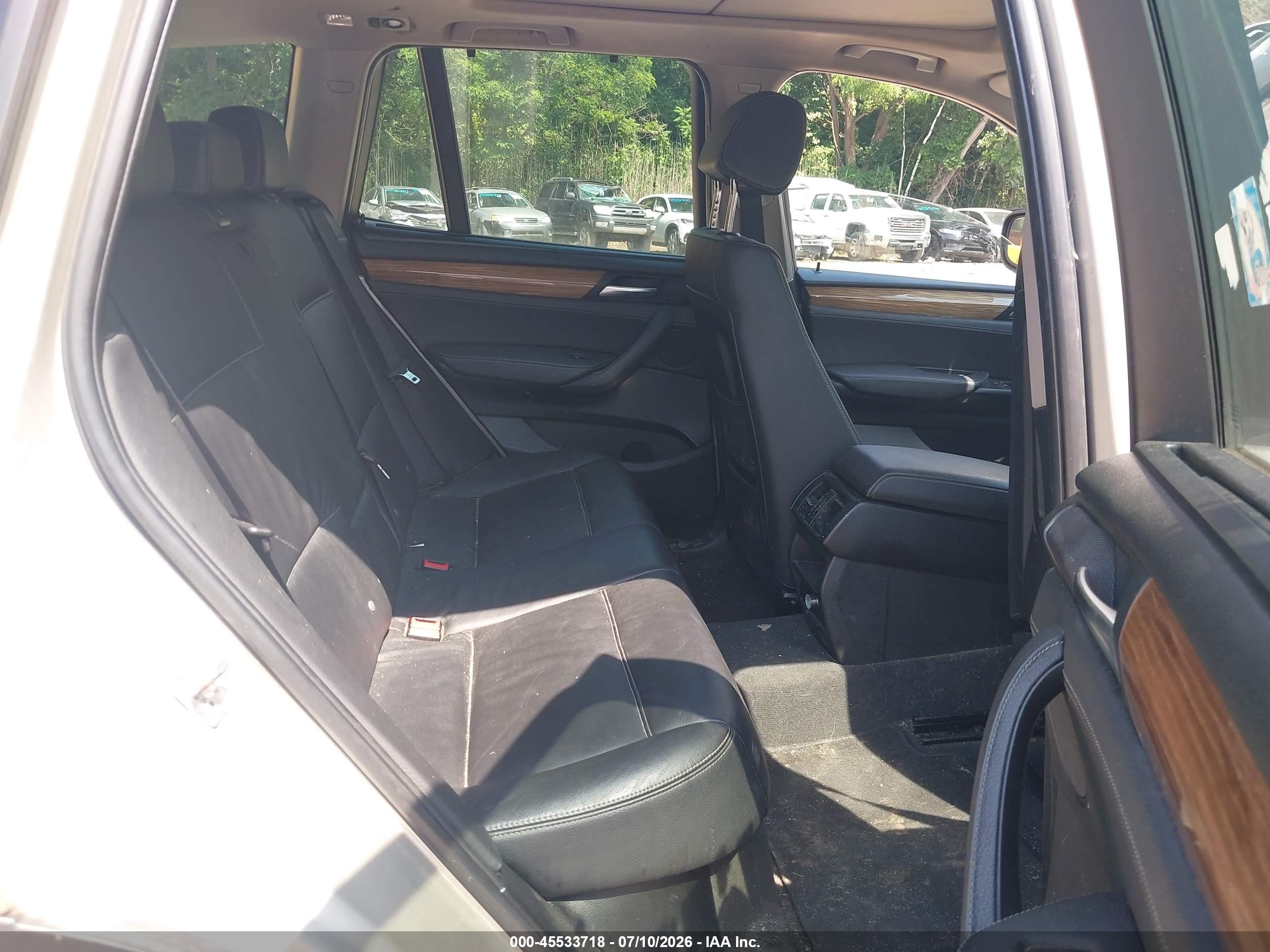 2013 Bmw X3 Xdrive35i Silver vin: 5UXWX7C50DL982461