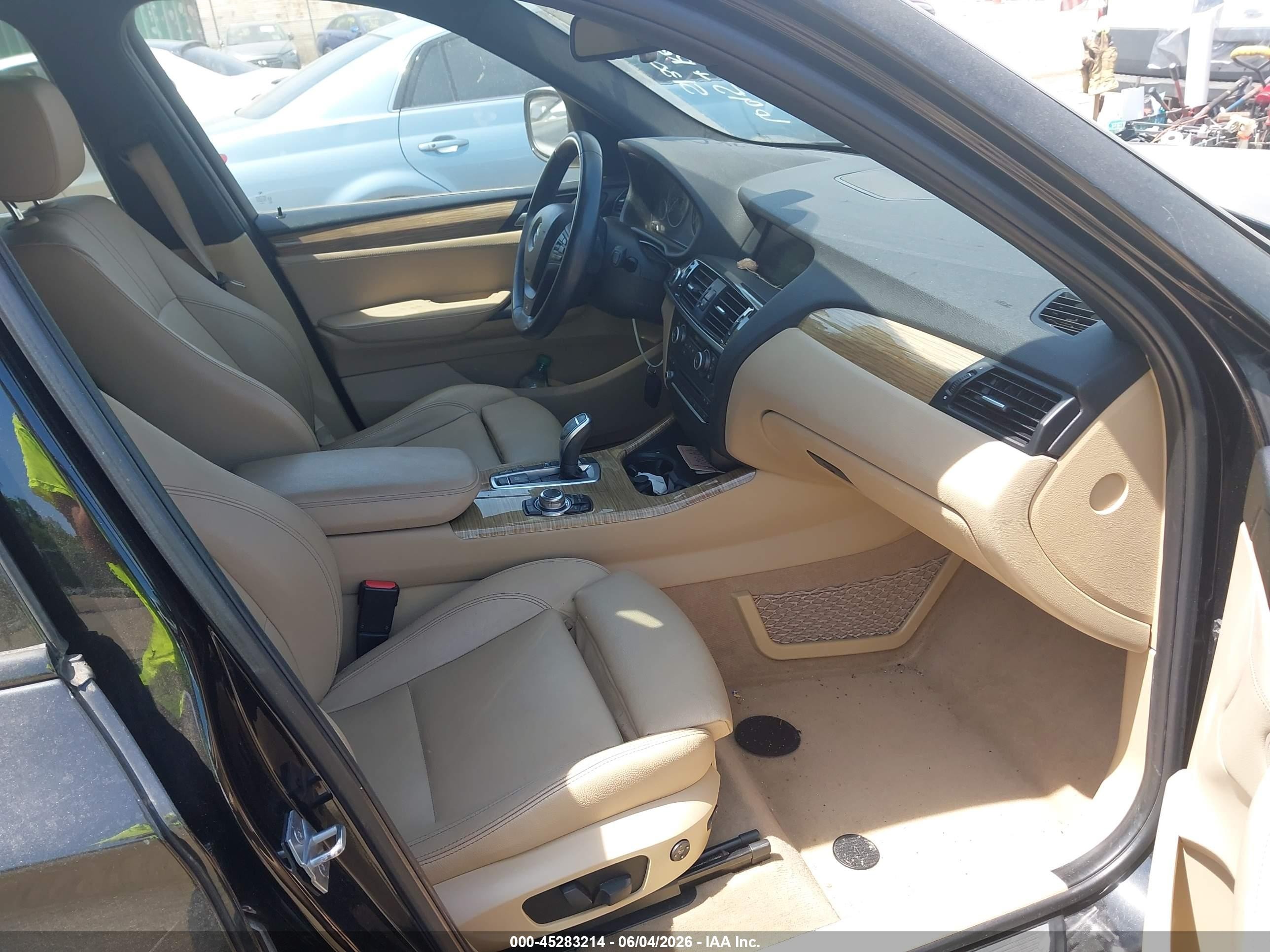 2013 Bmw X3 Xdrive35i Black vin: 5UXWX7C50DL982959