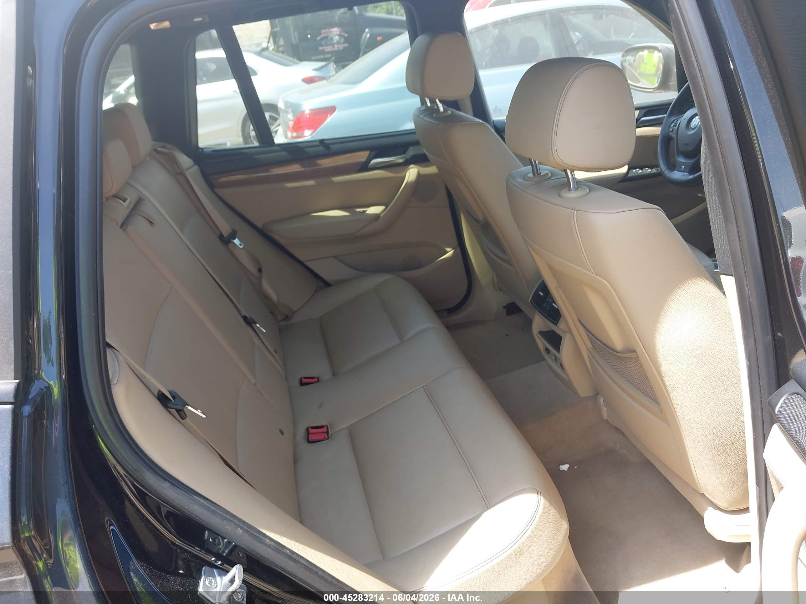 2013 Bmw X3 Xdrive35i Black vin: 5UXWX7C50DL982959