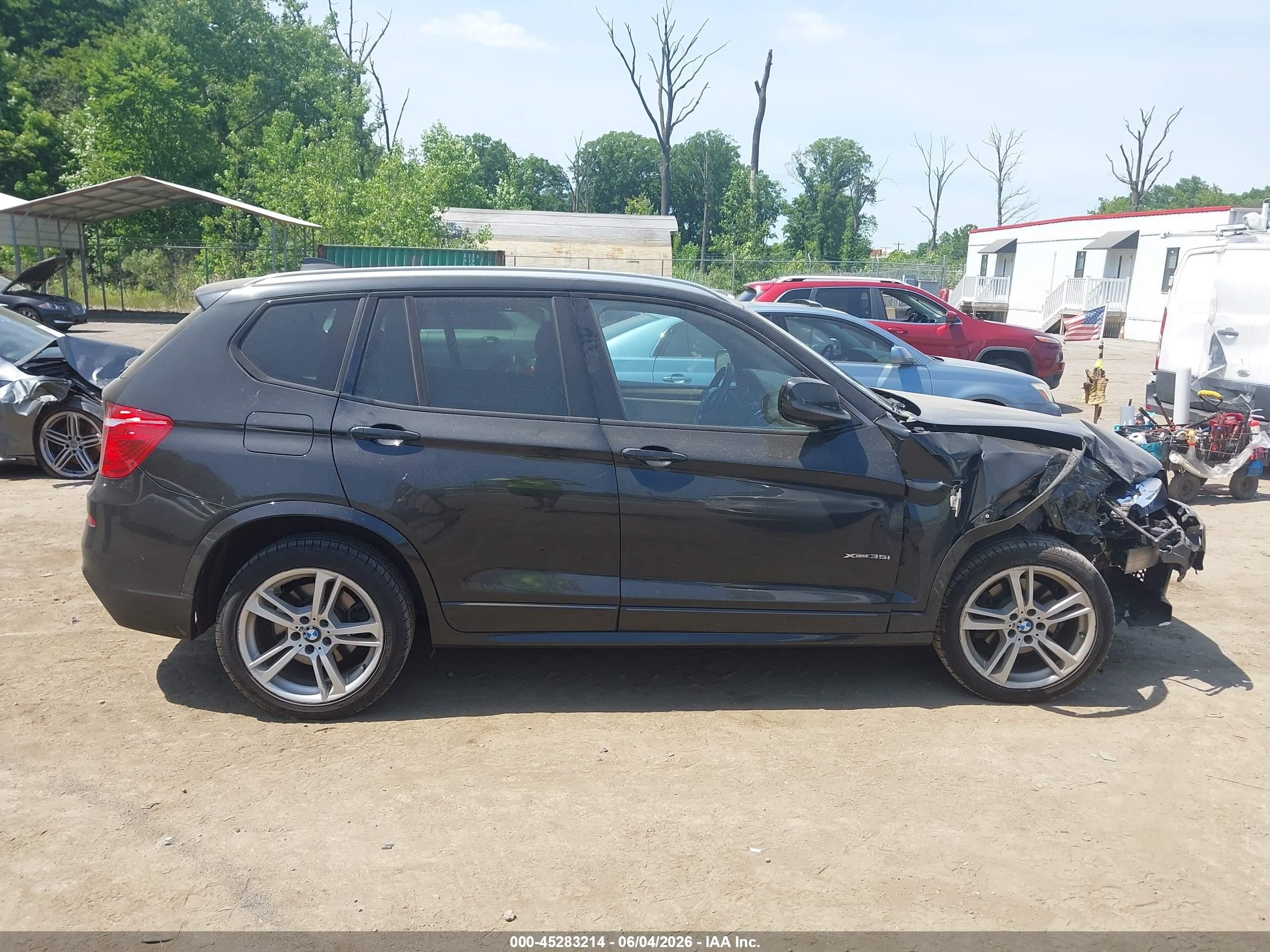2013 Bmw X3 Xdrive35i Black vin: 5UXWX7C50DL982959