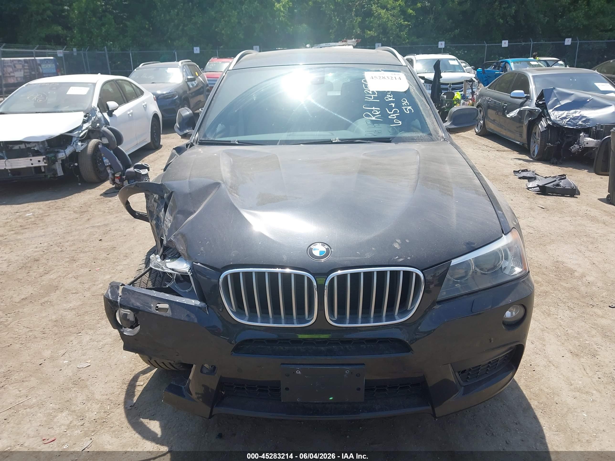 2013 Bmw X3 Xdrive35i Black vin: 5UXWX7C50DL982959