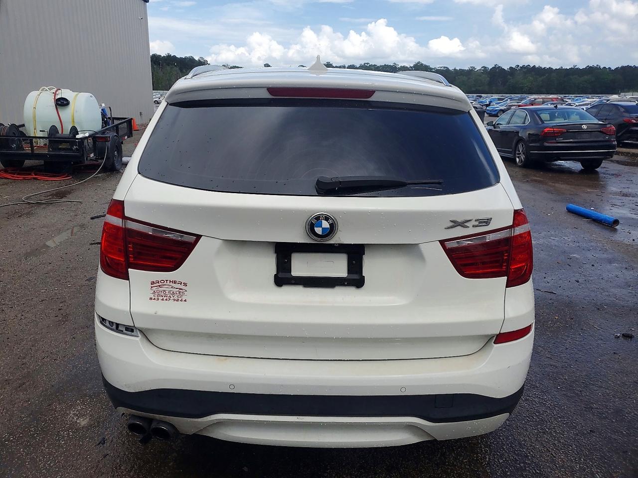 2015 Bmw X3 Xdrive35i White vin: 5UXWX7C50F0K34409