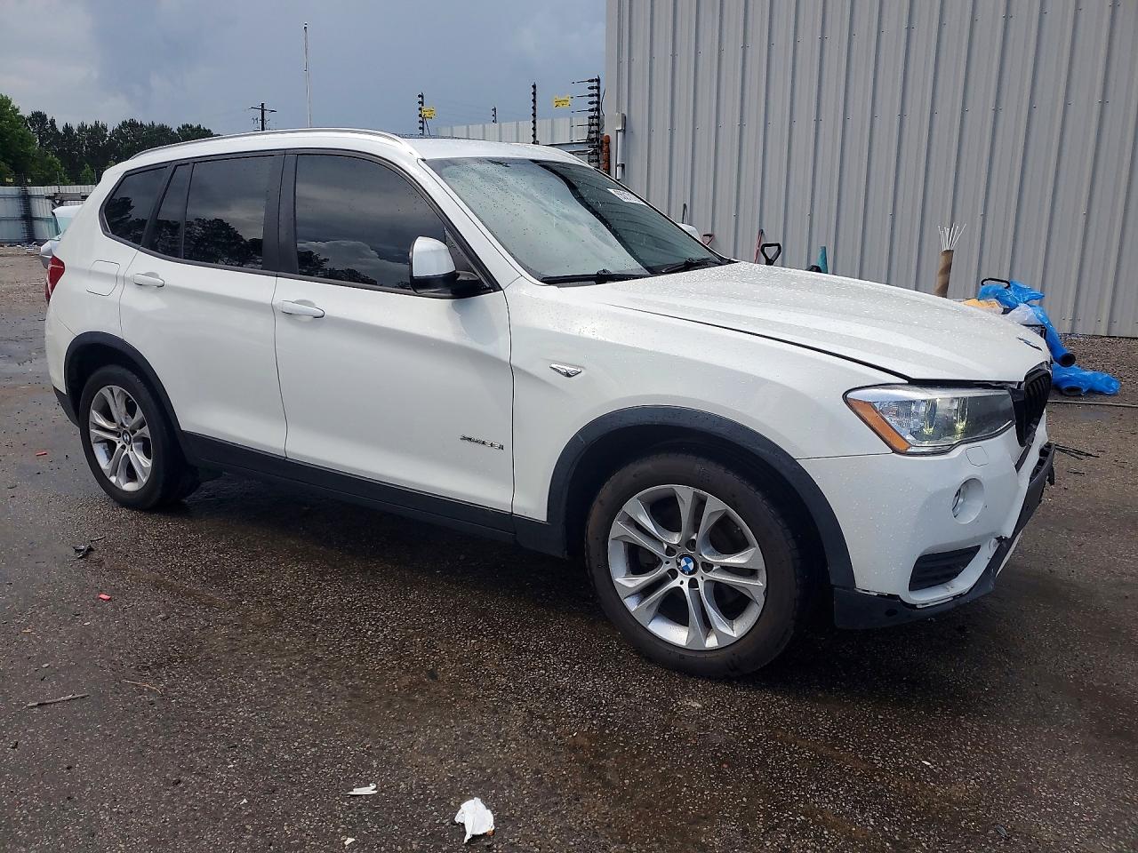 2015 Bmw X3 Xdrive35i White vin: 5UXWX7C50F0K34409