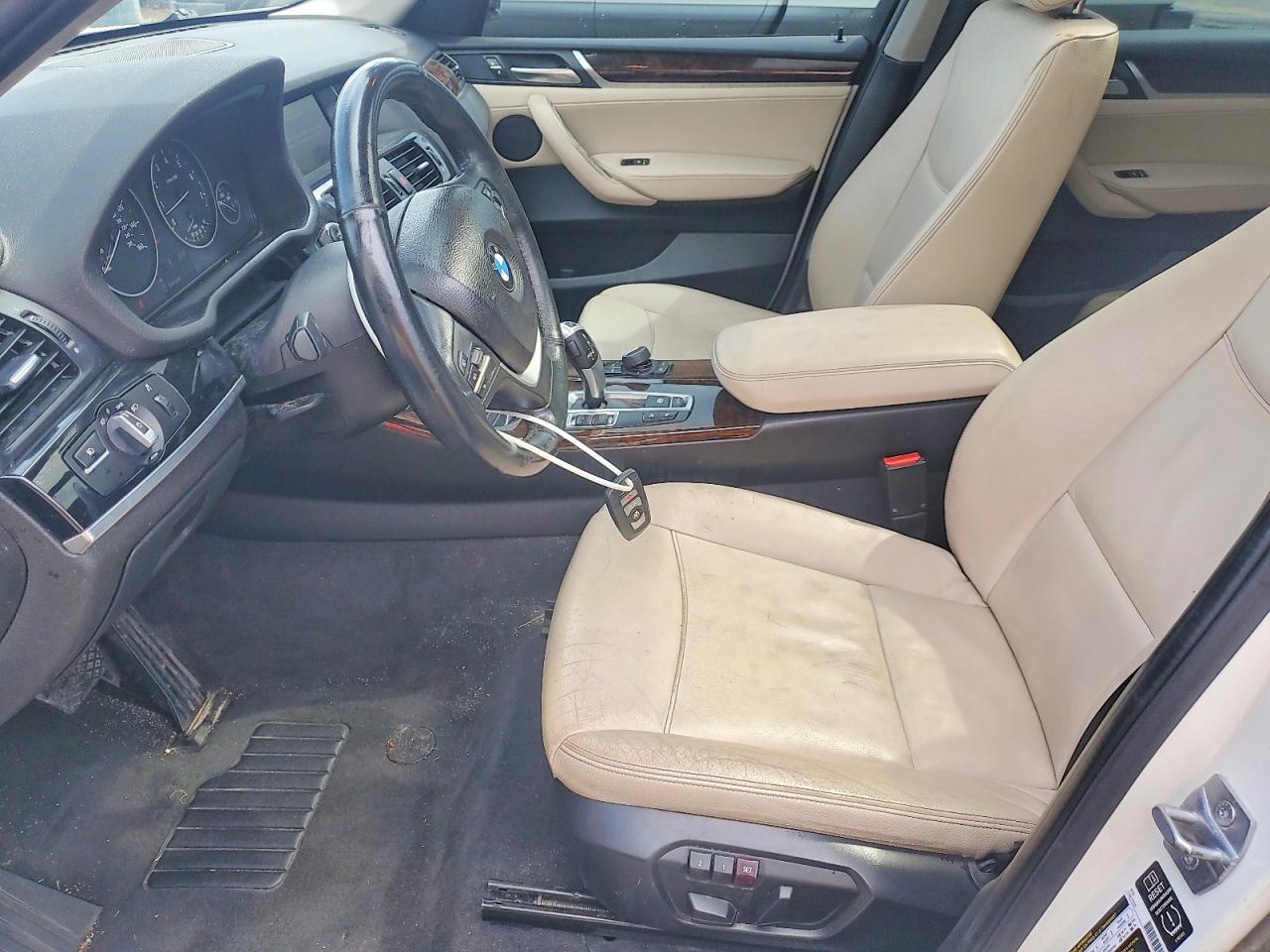 2015 Bmw X3 Xdrive35i White vin: 5UXWX7C50F0K34409