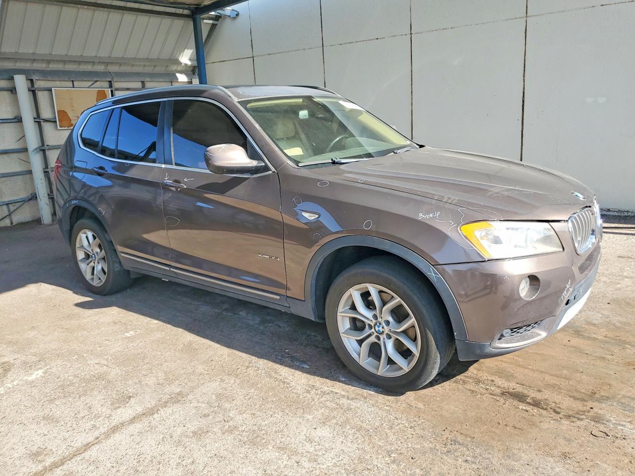 2011 Bmw X3 Xdrive35i Brown vin: 5UXWX7C51BL732174
