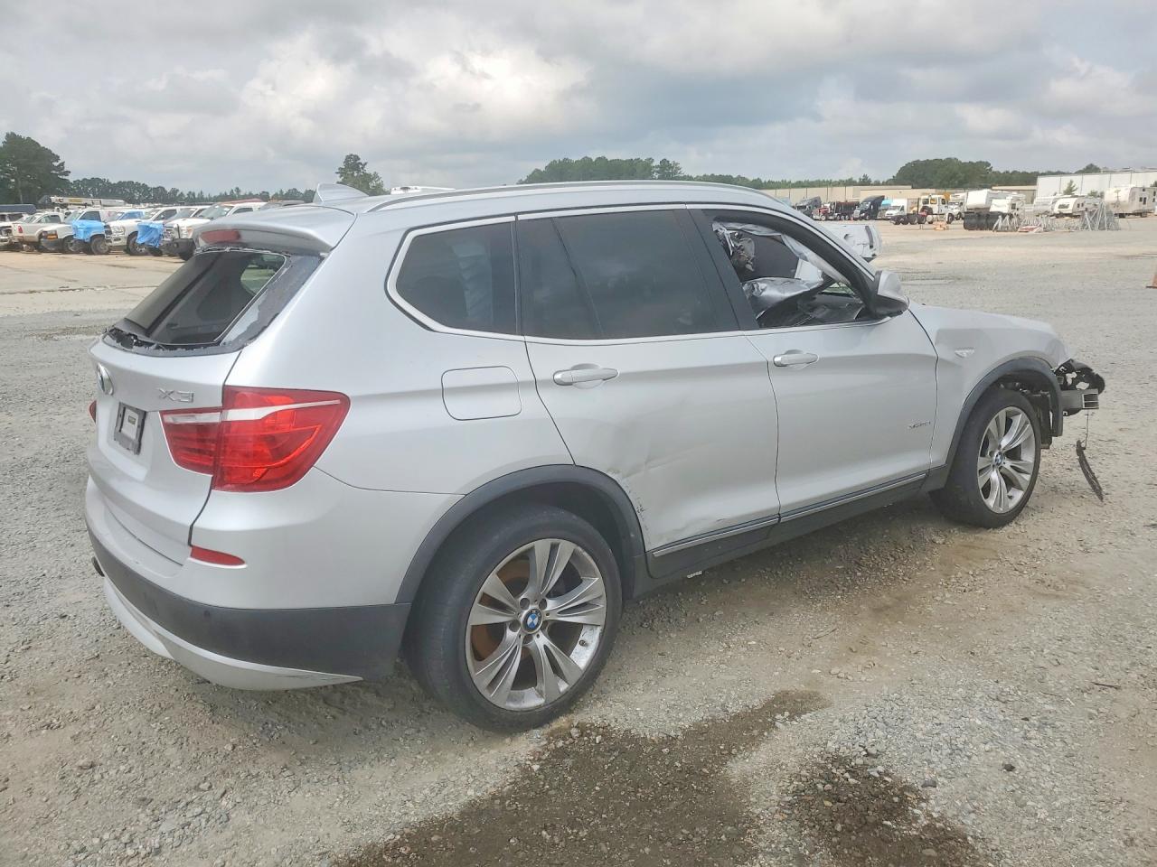 2011 Bmw X3 Xdrive35i Серебряный vin: 5UXWX7C51BL732739