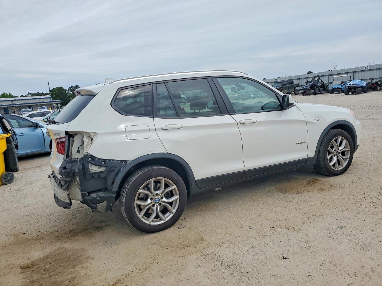 2011 Bmw X3 Xdrive35i White vin: 5UXWX7C51BL735074