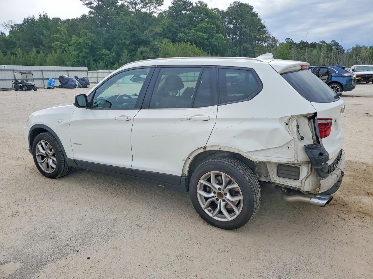 2011 Bmw X3 Xdrive35i White vin: 5UXWX7C51BL735074