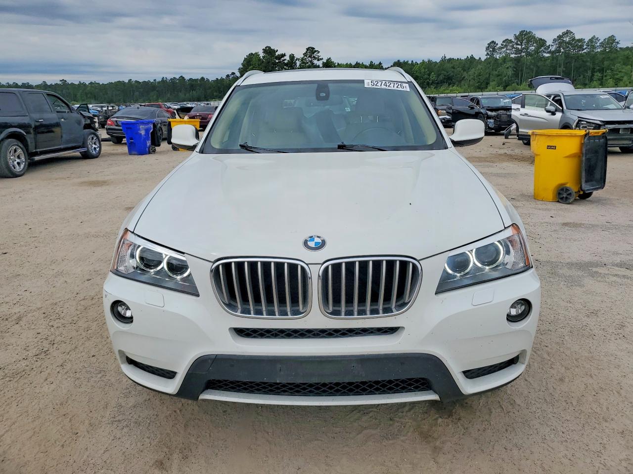2011 Bmw X3 Xdrive35i White vin: 5UXWX7C51BL735074